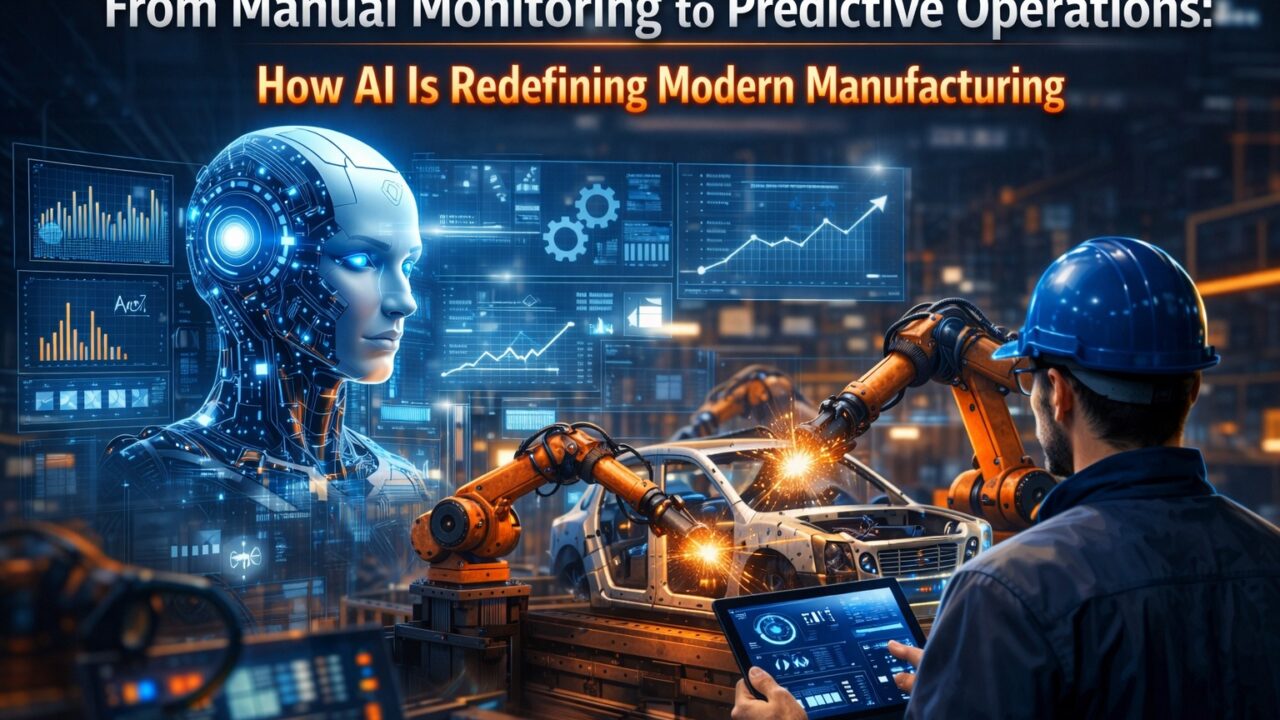 “From Manual Monitoring to Predictive Operations: How AI Is Redefining Modern Manufacturing”