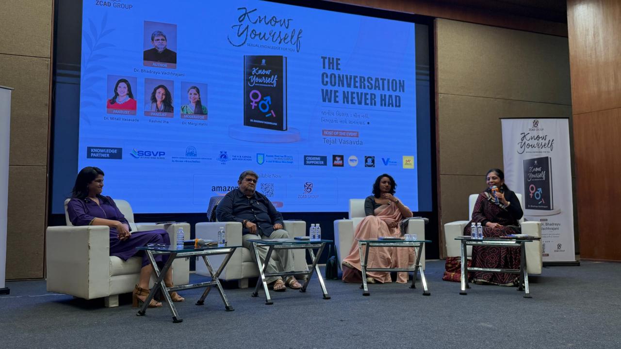 Breaking the Silence on Sex Education: A Grand Book Launch of ‘Know Yourself’ Written by Dr. Bhadrayu Vachhrajani and a Special Panel Discussion Inspired by ‘ZCAD Group’