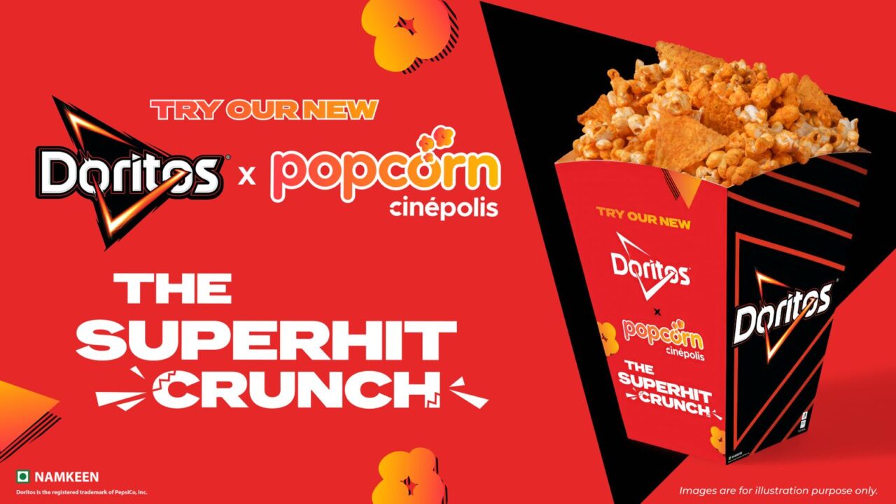 Cinépolis India and Doritos bring ‘The Superhit Crunch’ to cinemagoers across India with Doritos x Cinepolis Popcorn